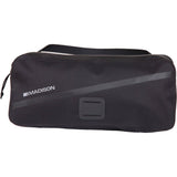 Madison Bags Roam waterproof handlebar bag with reflective trim and elastic strap mount for cycling accessories.