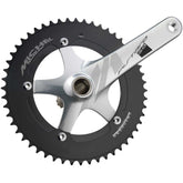 Miche Pistard 2.0 chainset cranks for track and single speed bikes, 144mm BCD, shown in a detailed view.