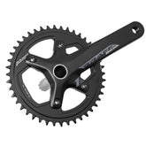 Miche Graff One Chainset Cranks for gravel bikes, 11/12 speed compatible, showing black crank arms and chainring details.