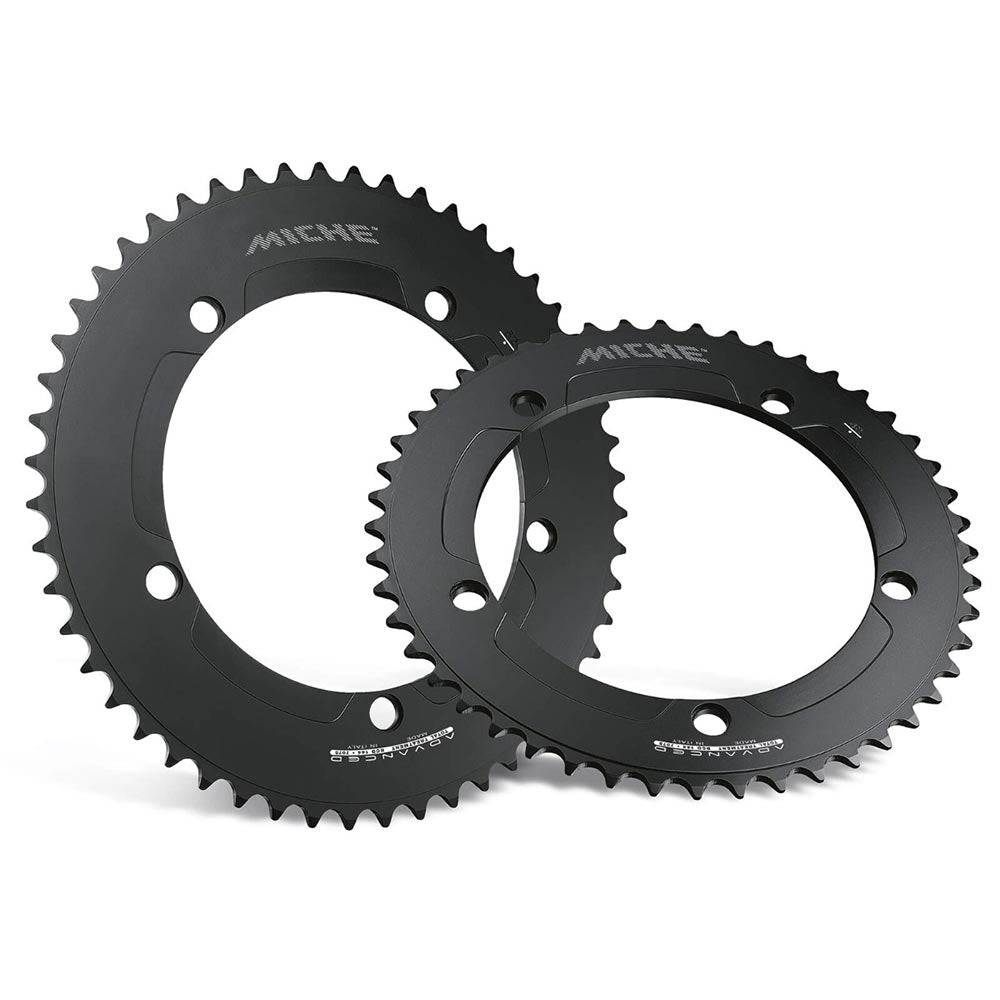 Miche Primato Advanced 51T Pista track bike chain ring, 144 PCD, high-quality components for racing and track cycling.