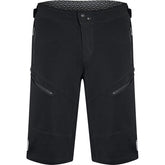Madison Zenith men's mountain bike shorts with water-resistant DWR coating and adjustable waist, shown on a model.