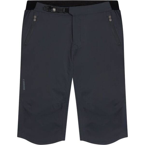 Madison DTE men's 3-layer waterproof cycling shorts with breathable fabric, designed for outdoor biking comfort.