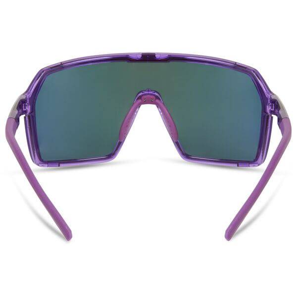 Madison Eyewear Crypto Crystal Gloss Purple Sunglasses - 3 Lens Pack Purple Mirror/Amber / Clear