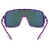 Madison Eyewear Crypto Crystal Gloss Purple Sunglasses - 3 Lens Pack Purple Mirror/Amber / Clear