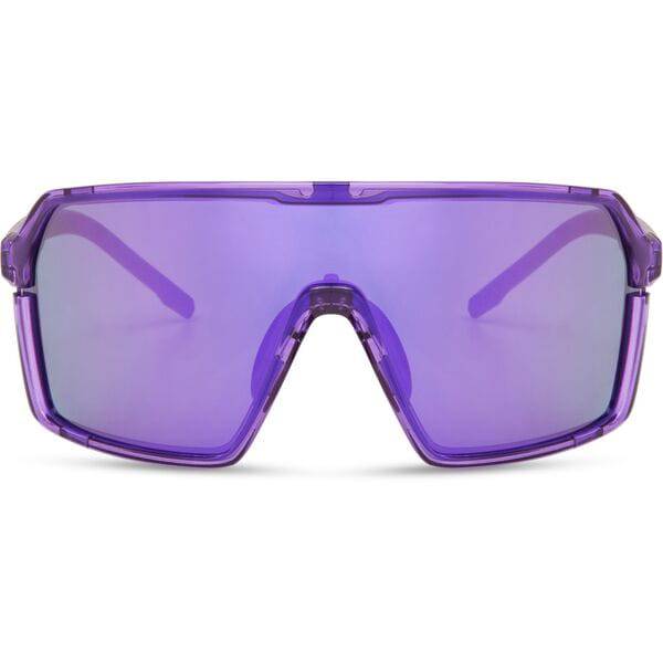 Madison Eyewear Crypto Crystal Gloss Purple Sunglasses - 3 Lens Pack Purple Mirror/Amber / Clear