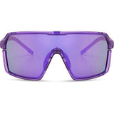 Madison Eyewear Crypto Crystal Gloss Purple Sunglasses - 3 Lens Pack Purple Mirror/Amber / Clear