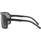 Madison Eyewear Crypto Matt Black sunglasses with black mirror lenses and UV protection, stylish eyewear for men and women.
