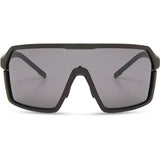 Madison Eyewear Crypto matte black sunglasses with black mirror lenses and UV protection, stylish eyewear for outdoor wear