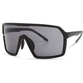 Madison Eyewear Crypto Matt Black Sunglasses - Black Mirror Lens