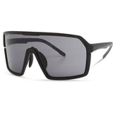 Madison Eyewear Crypto matte black sunglasses with black mirror lenses and UV protection, stylish accessory for eyewear fashion.