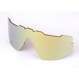 Madison Eyewear Crypto Air Upgrade Lens with UV protection and impact resistance, shown in a close-up of the lens detail.