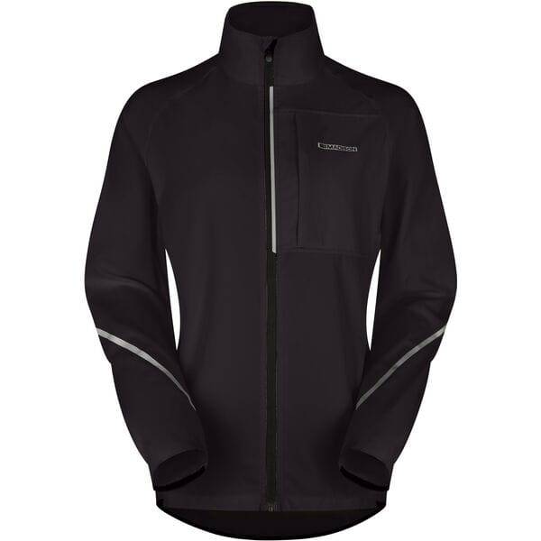 Madison Women's Packable Cycling Jacket with reflective details and ventilation, lightweight outdoor clothing for women.