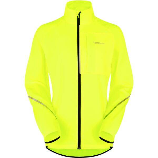 Madison women's packable cycling jacket with reflective details and ventilation, lightweight outdoor clothing for women.