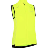 Madison Stellar reflective windproof women's gilet vest with pockets and ventilation, suitable for outdoor activities.
