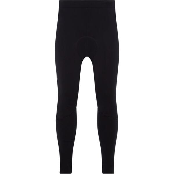 Madison men's thermal cycling tights with padded chamois, designed for comfort and warmth during long bike rides.