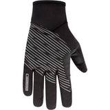 Madison Stellar waterproof thermal gloves with reflective safety stripes and touchscreen compatibility, designed for cold weather.