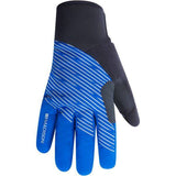 Madison Stellar waterproof thermal gloves with reflective stripes and touchscreen compatibility, designed for cold weather outdoor use.