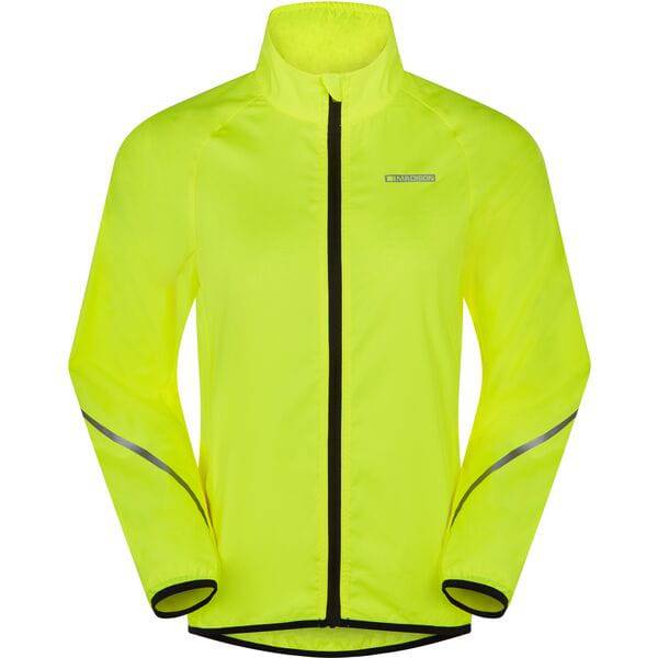 Madison youth packable jacket with reflective details, shown with stow pouch, lightweight outdoor clothing for kids.