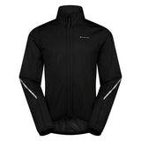 Madison Flux 2L waterproof jacket with reflective inserts, stretch fabric, and ultra-packable design for outdoor clothing.