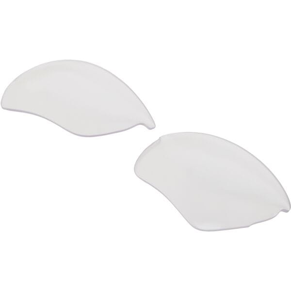 Madison Eyewear Mission upgrade lenses with UV protection, replacement spares, and accessories for eyewear in a close-up shot.