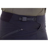 Madison DTE Women's 3-Layer Waterproof Cycling Trousers with ratchet waist closure, showing the durable, weather-resistant fabric and adjustable fit.