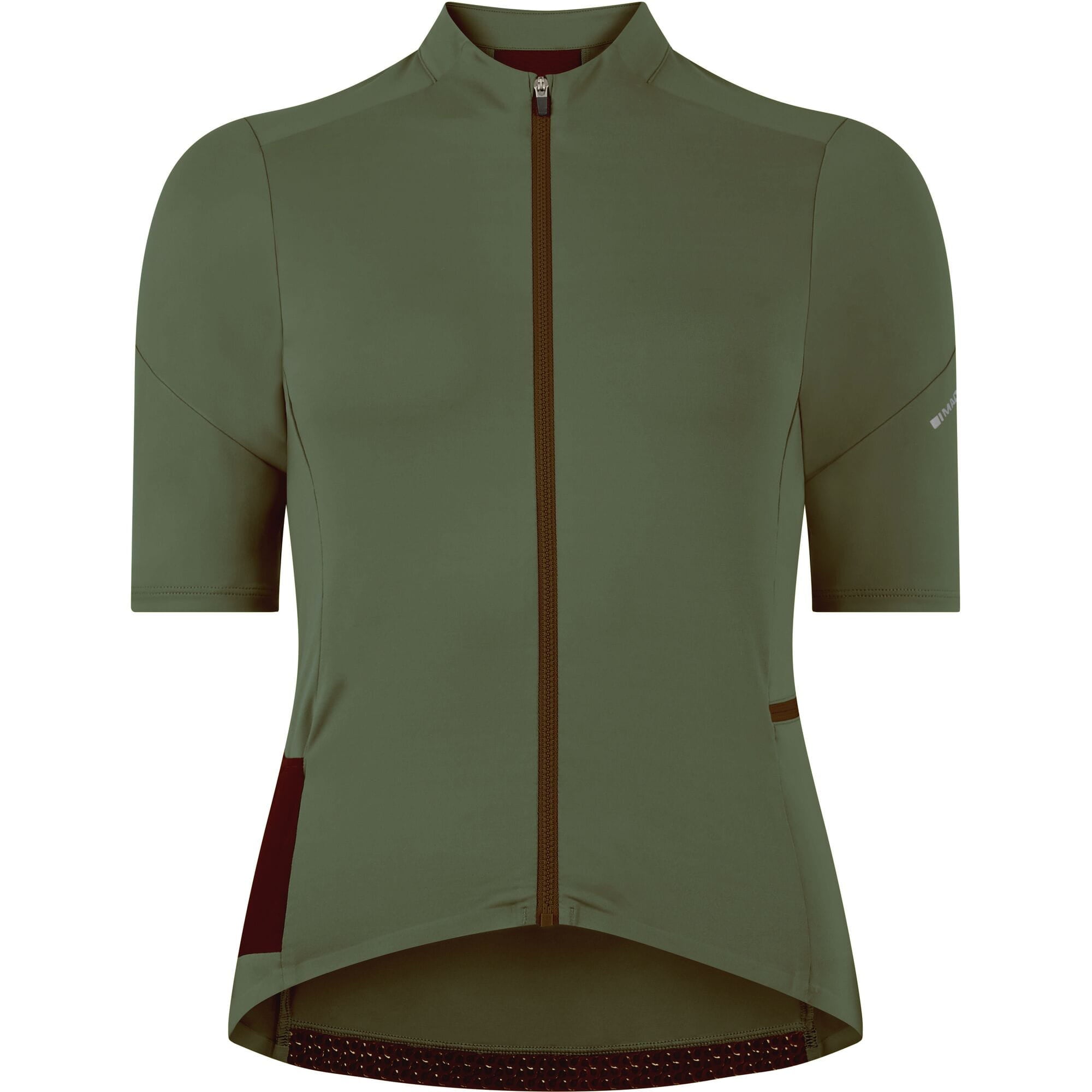 Madison Roam Women's Short Sleeve Jersey, lightweight cycling jersey with breathable fabric and vibrant color design.