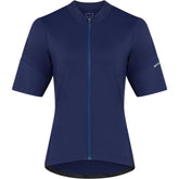 Madison Flux Women's Short Sleeve Jersey shirt in lightweight fabric, featuring a fitted design and crew neckline.