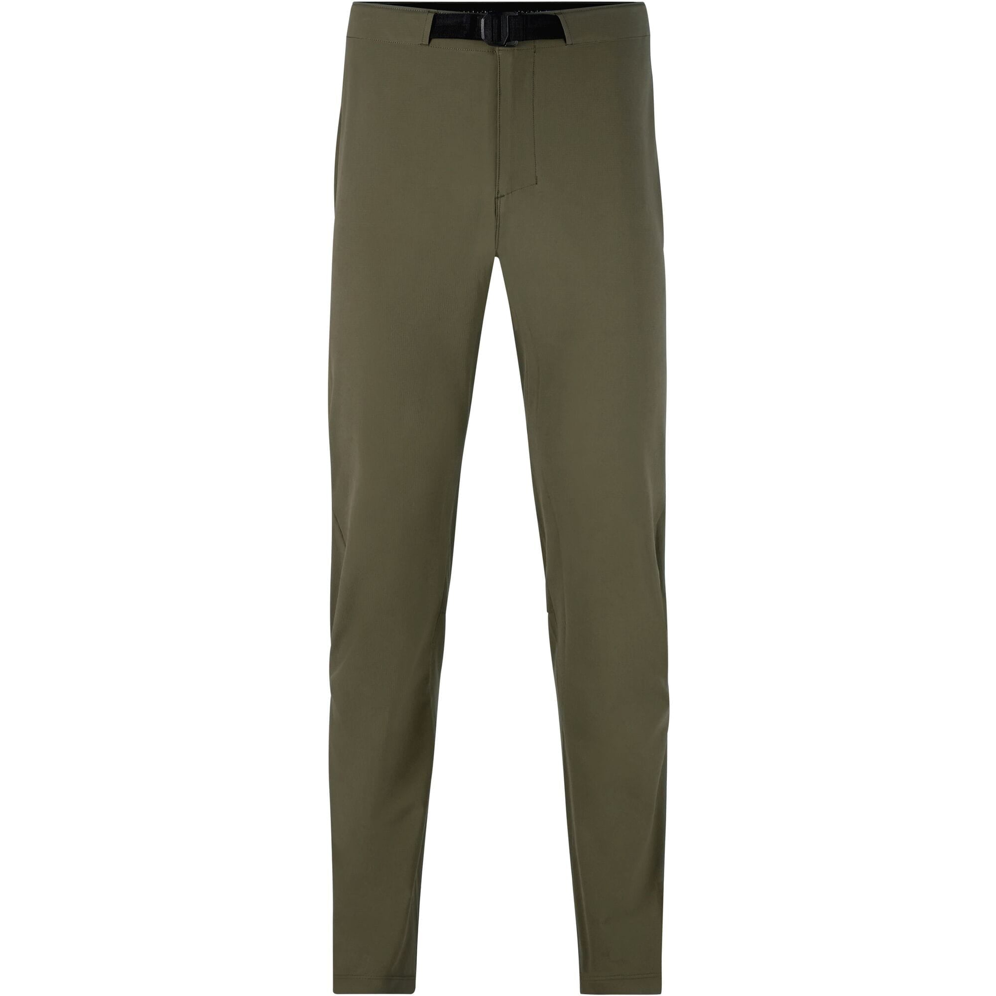 Madison Freewheel men's trousers shown in black, tailored fit with side pockets, made from comfortable clothing fabric.