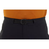 Madison Freewheel Men's Trousers in dark fabric, showing front and side view with belt loops and tailored fit.