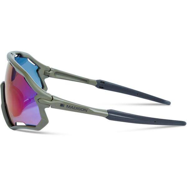 Madison Eyewear Code Breaker II sunglasses with interchangeable lenses and RX compatibility, showcasing stylish design and versatile wear