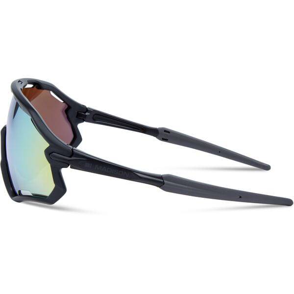 Madison Eyewear Code Breaker II sunglasses with interchangeable lenses and prescription support, showcasing stylish eyewear design.
