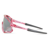 Madison Eyewear Code Breaker sunglasses 3-lens pack with crystal gloss pink, silver mirror, amber, and clear lenses, stylish eyewear.