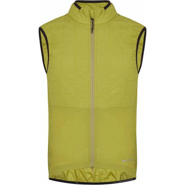 Madison men's windproof packable Primaloft insulated gilet vest, lightweight outdoor clothing, shown in black.