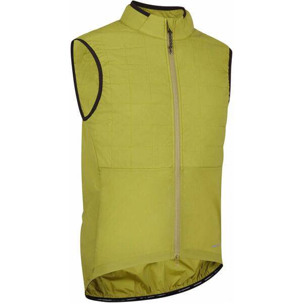 Madison Roam men's windproof packable Primaloft insulated gilet vest, lightweight outdoor clothing, shown on model.