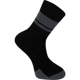 Madison DTE Isoler Merino Wool winter cycling socks, insulated and warm, worn on a cyclist's foot for cold-weather riding.