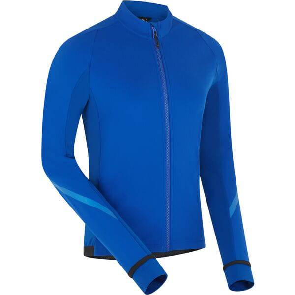 Madison DTE Women's Isoler thermal long sleeve cycling jacket with DWR coating, shown in a weather-resistant outdoor apparel style.