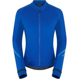 Madison DTE Women's thermal long sleeve cycling jacket with DWR coating, shown in black, designed for outdoor cycling in cold weather.