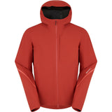 Madison Roam men's 2-layer waterproof cycling jacket with breathable fabric, shown in dark color, lightweight and designed for outdoor cycling.