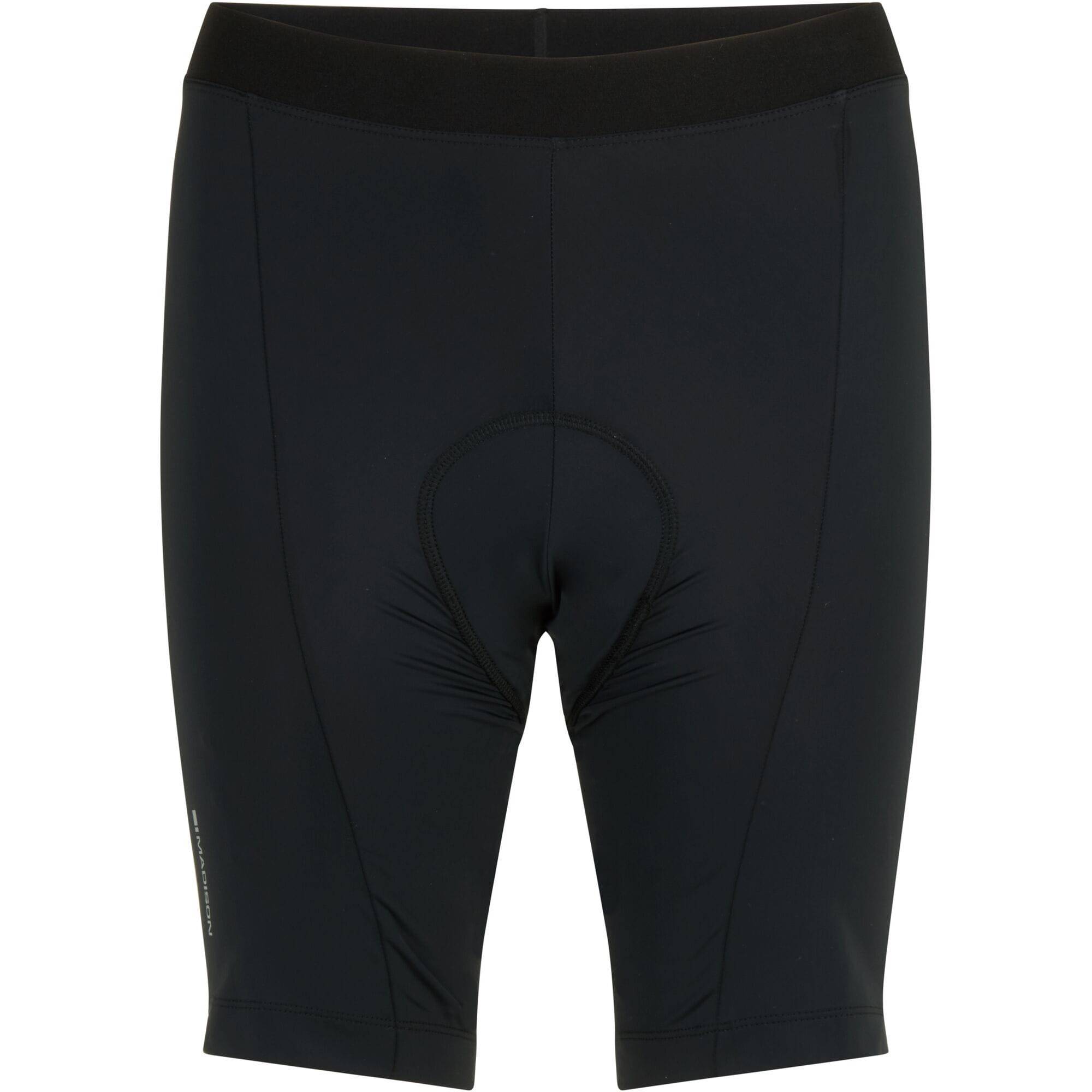 Madison women's cycling shorts with gel pad for comfort, designed for performance, featuring a sleek fit and breathable fabric.