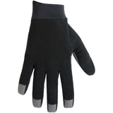 Madison Freewheel Youth Gel Pad Trail Gloves with silicone grip for MTB riding, showing padded palms and snug wrist fit.