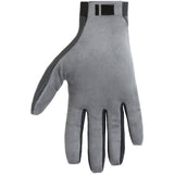Madison Flux Trail gloves with touchscreen fingertips, durable AX suede palm, unisex cycling gloves for outdoor riding.