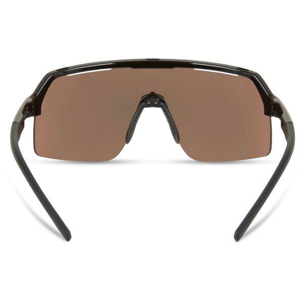 Madison Eyewear Crypto Air Gloss Black sunglasses with bronze mirror lenses and UV protection, stylish and modern eyewear.