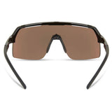Madison Eyewear Crypto Air Gloss Black sunglasses with bronze mirror lenses and UV protection, stylish and modern eyewear.