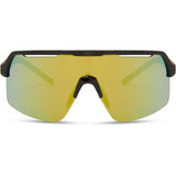 Madison Eyewear Crypto Air Gloss Black sunglasses with bronze mirror lenses, UV protection, stylish eyewear for fashion and sun protection.