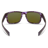 Madison Eyewear Signal Crystal Tortoise Shell sunglasses with purple mirror lenses, stylish eyewear for sunny days.