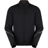 Madison DTE Workshop 3-Layer men's softshell jacket for cycling and work, showing the black insulated outdoor clothing.