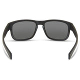 Madison Eyewear Signal Matte Black sunglasses with three polarized lenses in silver mirror, bronze, and yellow.