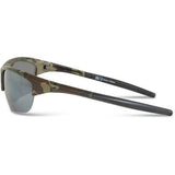 Madison Eyewear Mission Camo sunglasses with silver mirror bronze yellow polarized lenses, featuring a stylish camouflage frame.