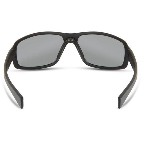 Madison Eyewear Target Matt Black polarized sunglasses with three lens packs featuring silver mirror, bronze, and yellow lenses.