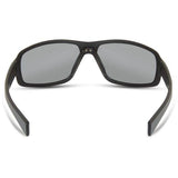 Madison Eyewear Target Matt Black polarized sunglasses with three lens packs featuring silver mirror, bronze, and yellow lenses.